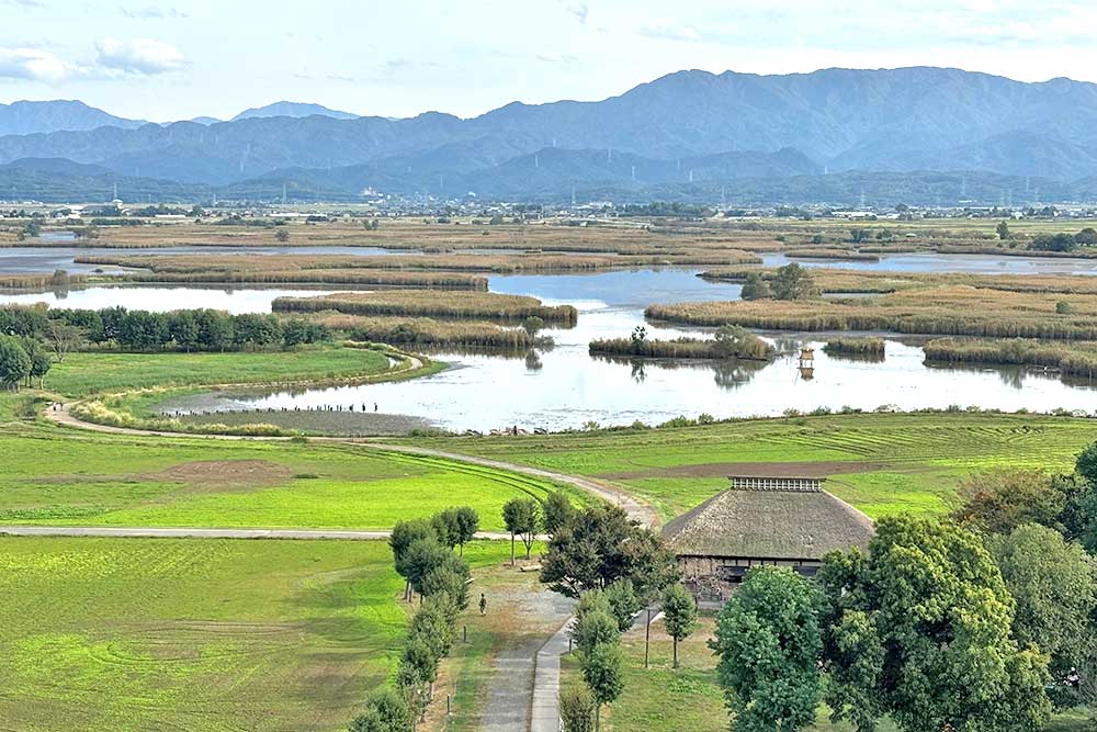 福島潟と潟来亭